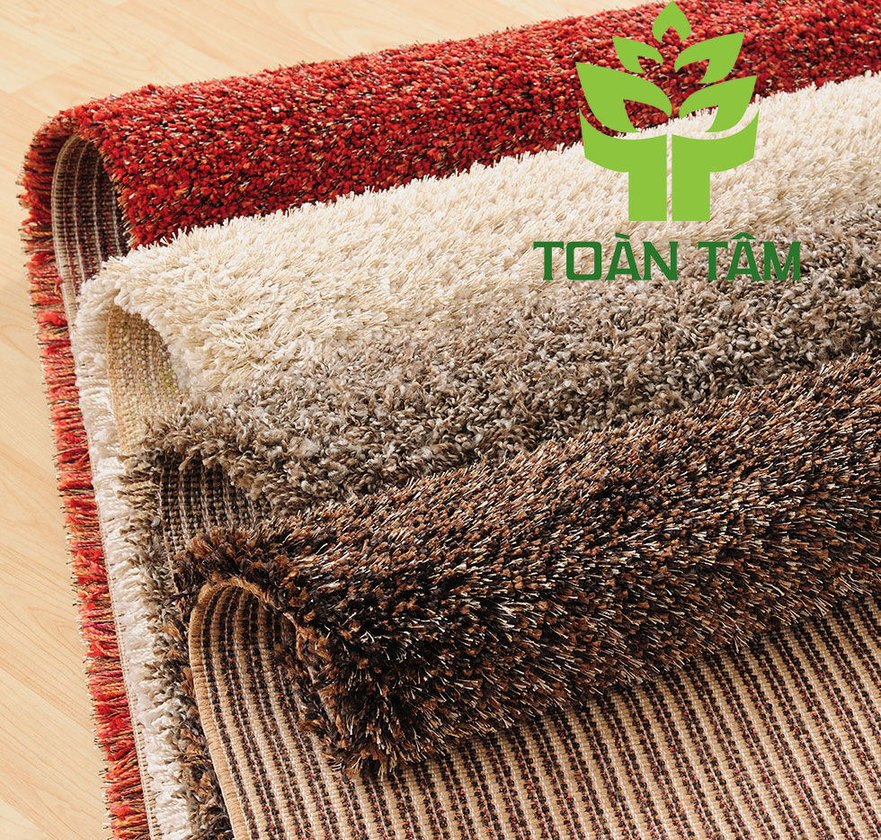 Thảm trải sàn có nhiều màu sắc thiết kế khác nhau